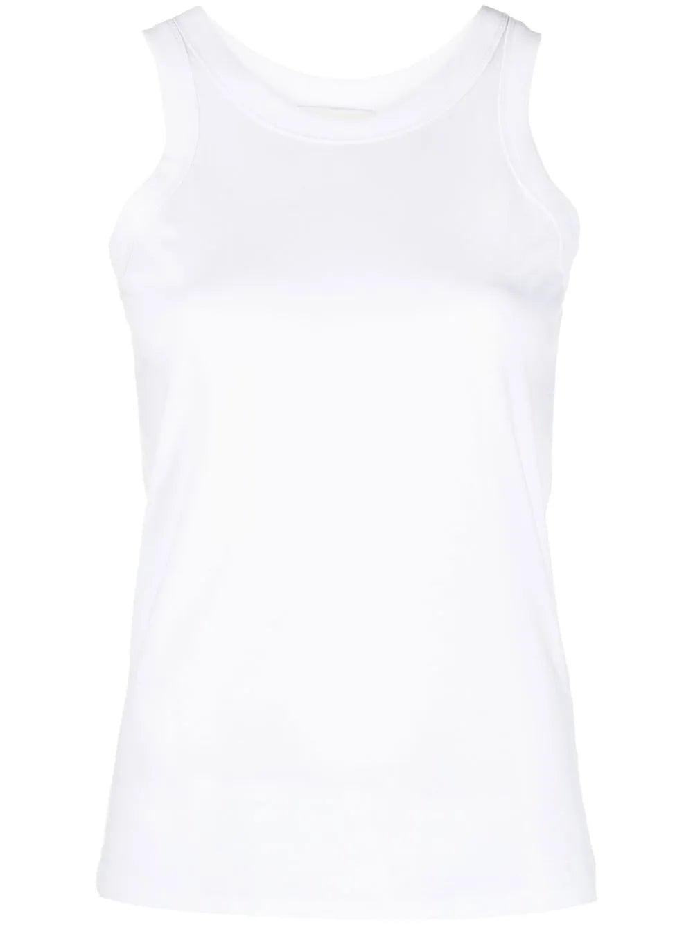 Round-Neck Cotton Tank Top