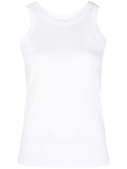 Round-Neck Cotton Tank Top