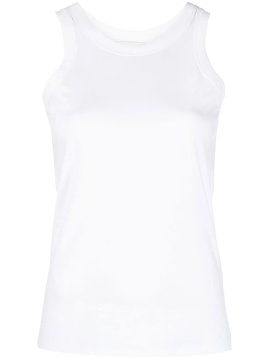 Round-Neck Cotton Tank Top