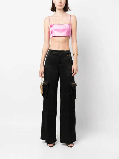 Wide-Leg Cargo Pants