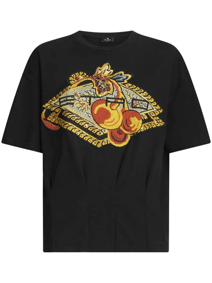 Logo-Appliqué Cotton T-Shirt
