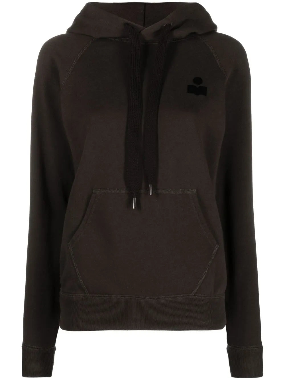 Malibu Flocked-Logo Hoodie