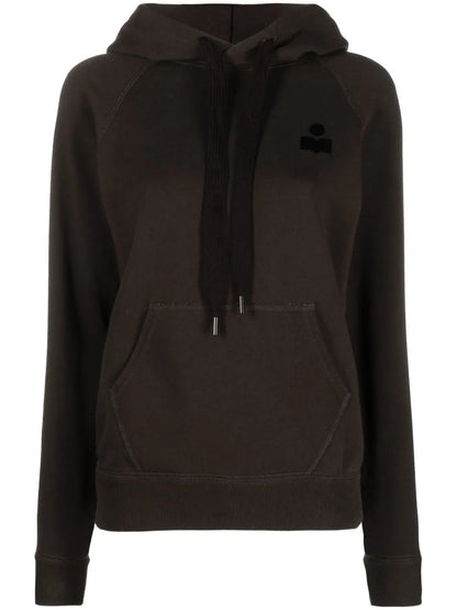 Malibu Flocked-Logo Hoodie