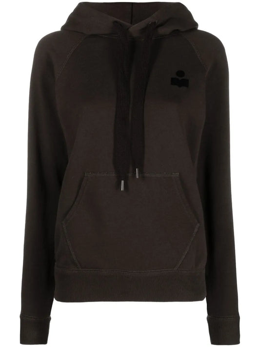 Malibu Flocked-Logo Hoodie