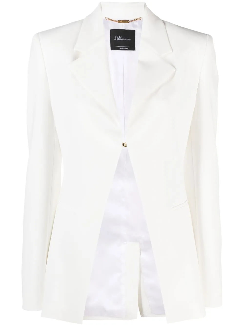 Open-Front Fluid Blazer