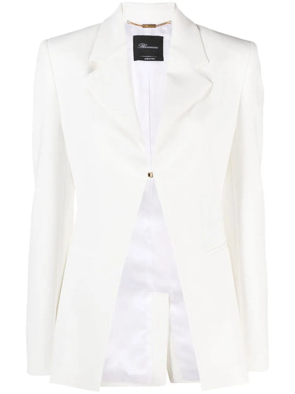Open-Front Fluid Blazer