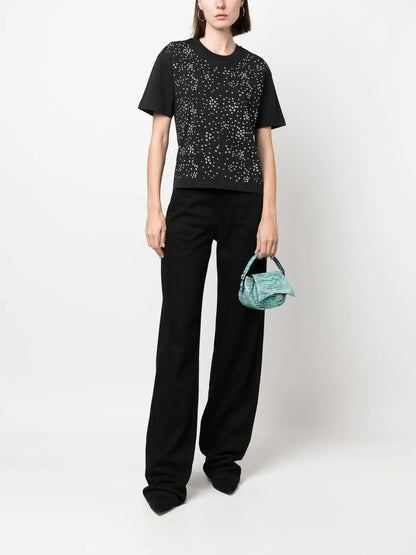 Studded Short-Sleeved T-Shirt