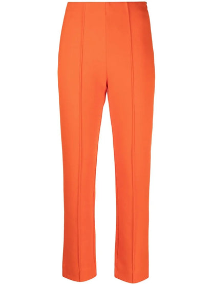 Mid-Rise Cropped Trousers