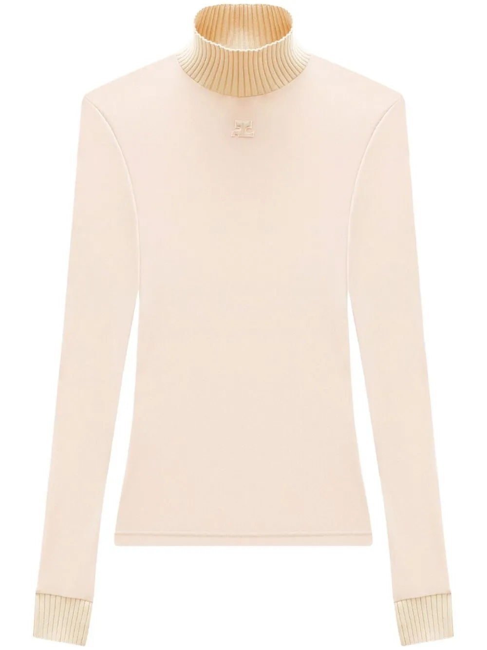 Logo High-Neck Knitted Top