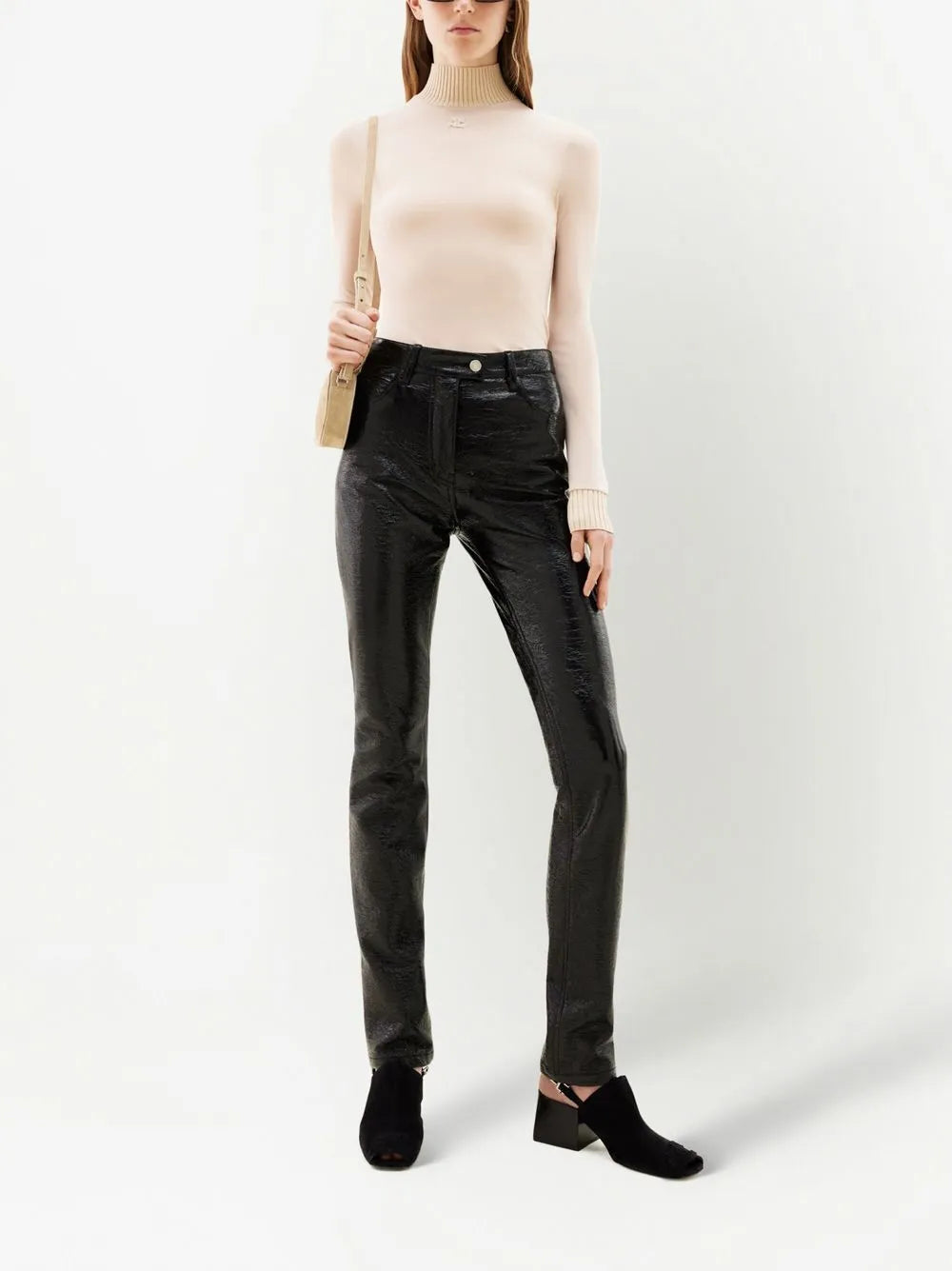 Logo High-Neck Knitted Top