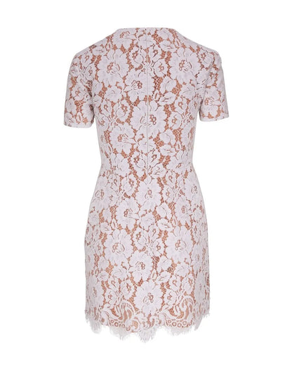 Floral Lace Mini Dress