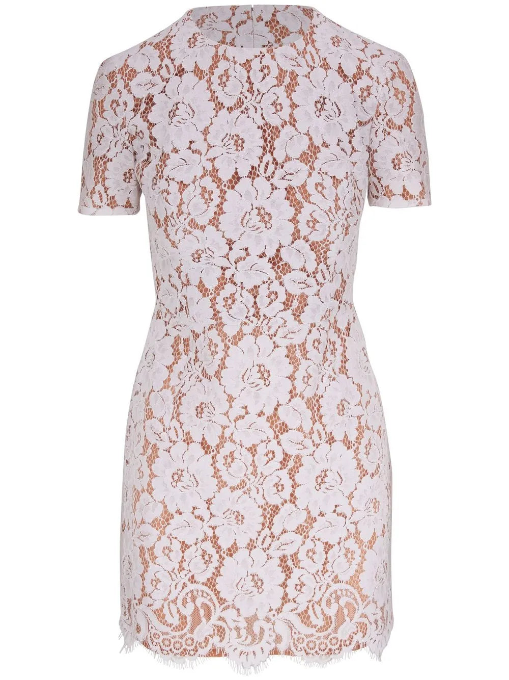 Floral Lace Mini Dress