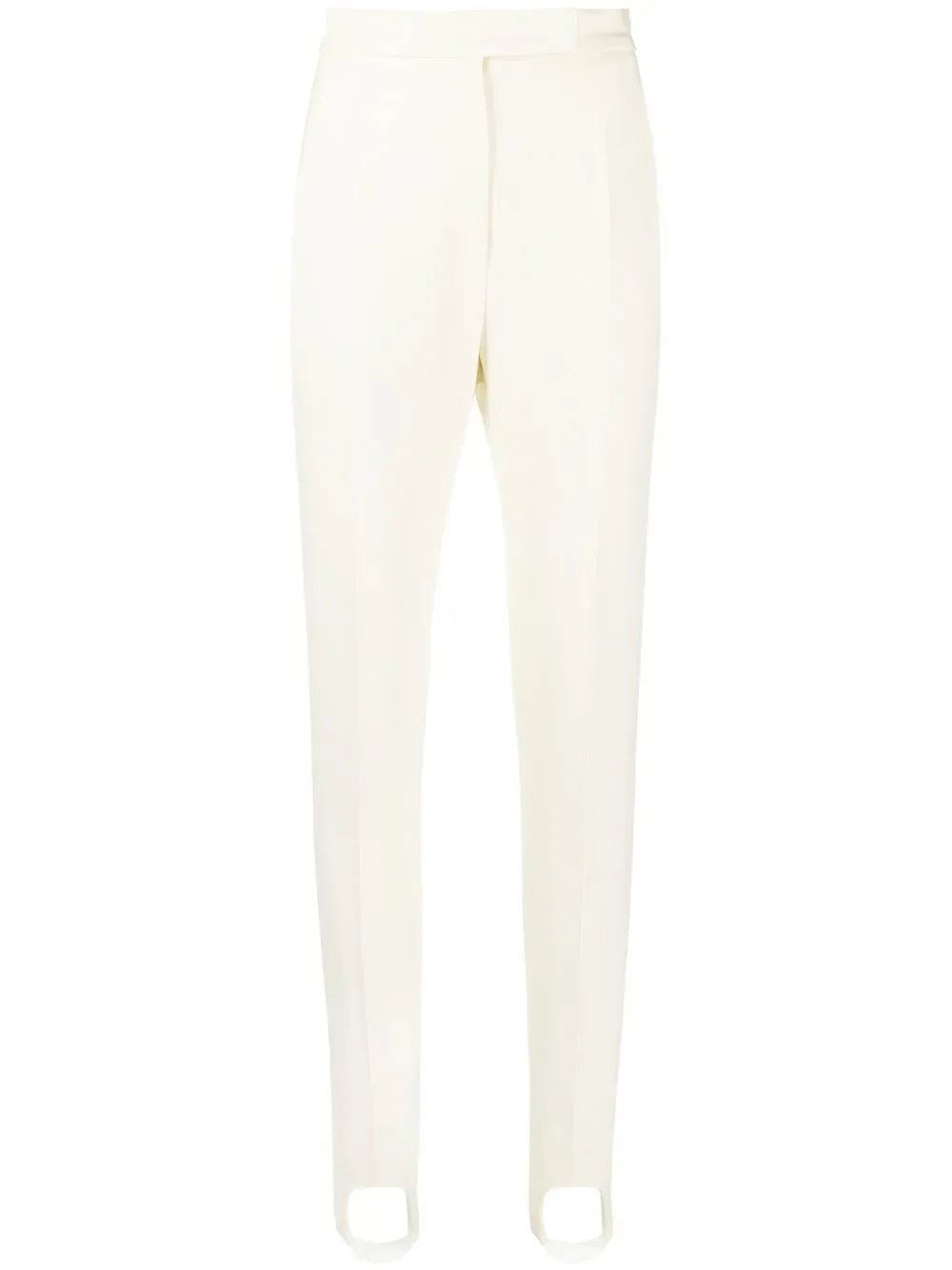 High-Waist Slim-Cut Trousers