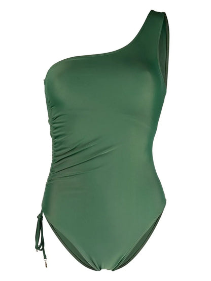 One-Shoulder Draped Swimsuit