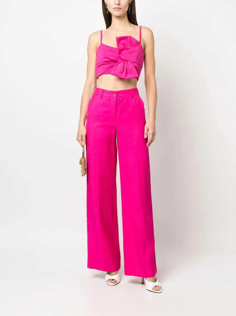 Raisa Flared High-Waisted Trousers
