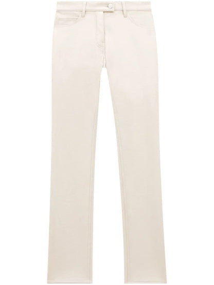 Straight-Leg Vinyl Trousers