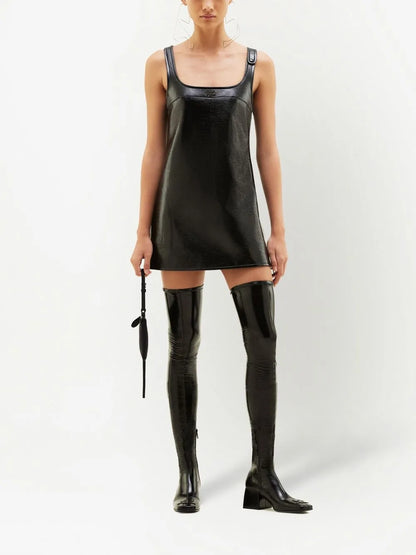 Reedition Vinyl Mini Dress