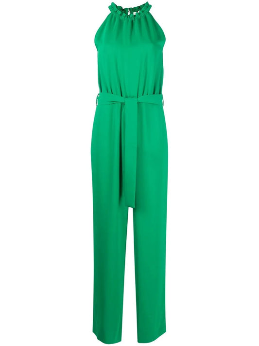 Belted Halterneck Jumpsuit