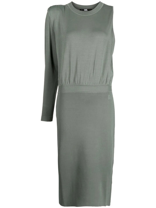 Asymmetric Knit Dress
