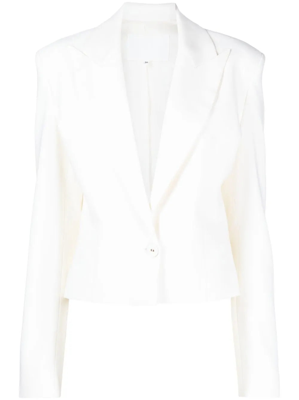 Single-Breasted Cropped Blazer