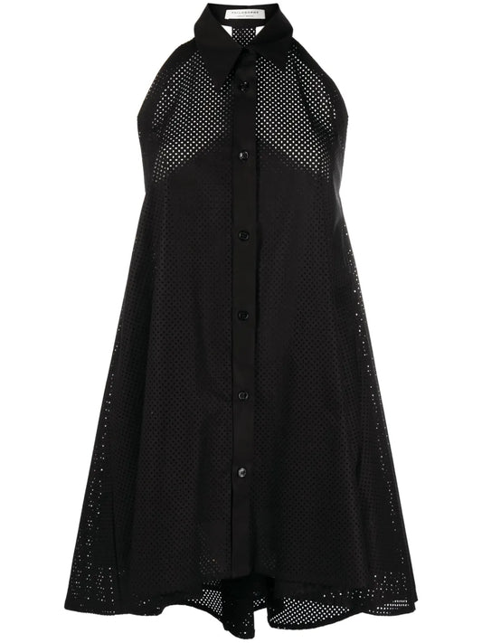 Sleeveless Shirt Minidress