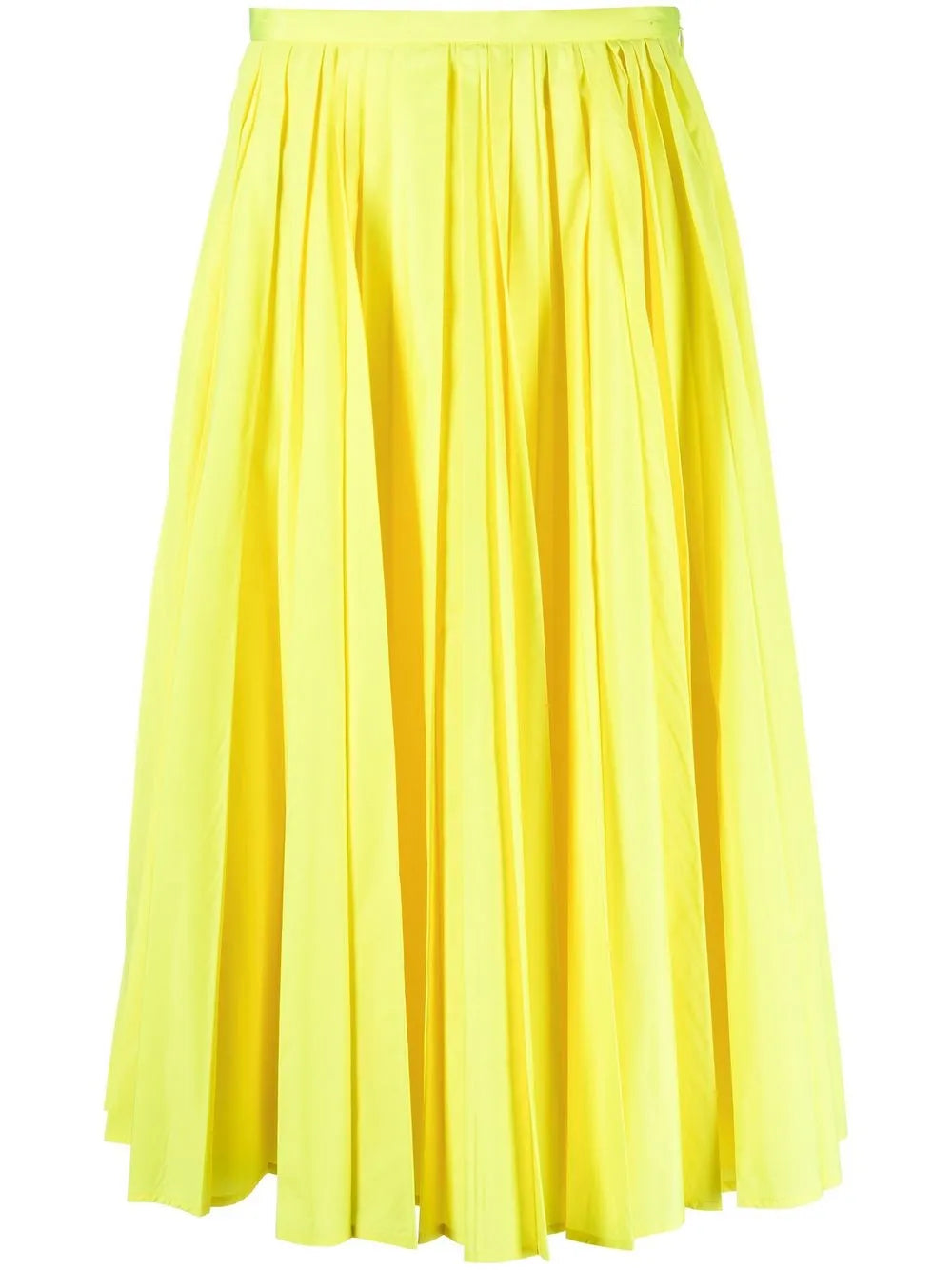 Pleated Mid-Length Skirt