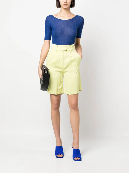 Ribbed-Knit Top