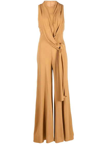 Cut-Out Draped Jumpsuit