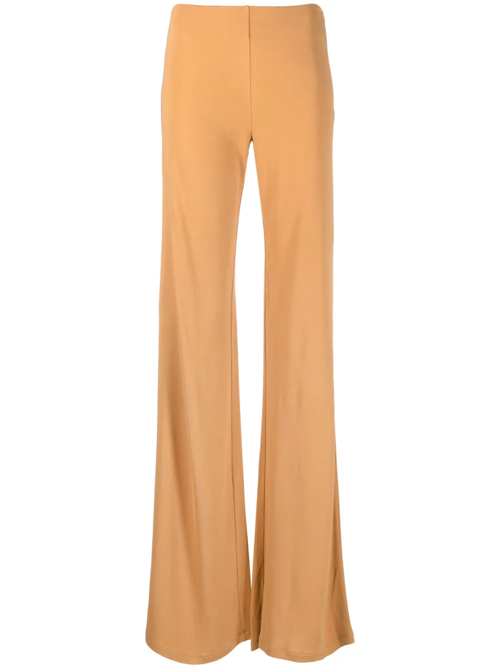 High-Waisted Flared Trousers