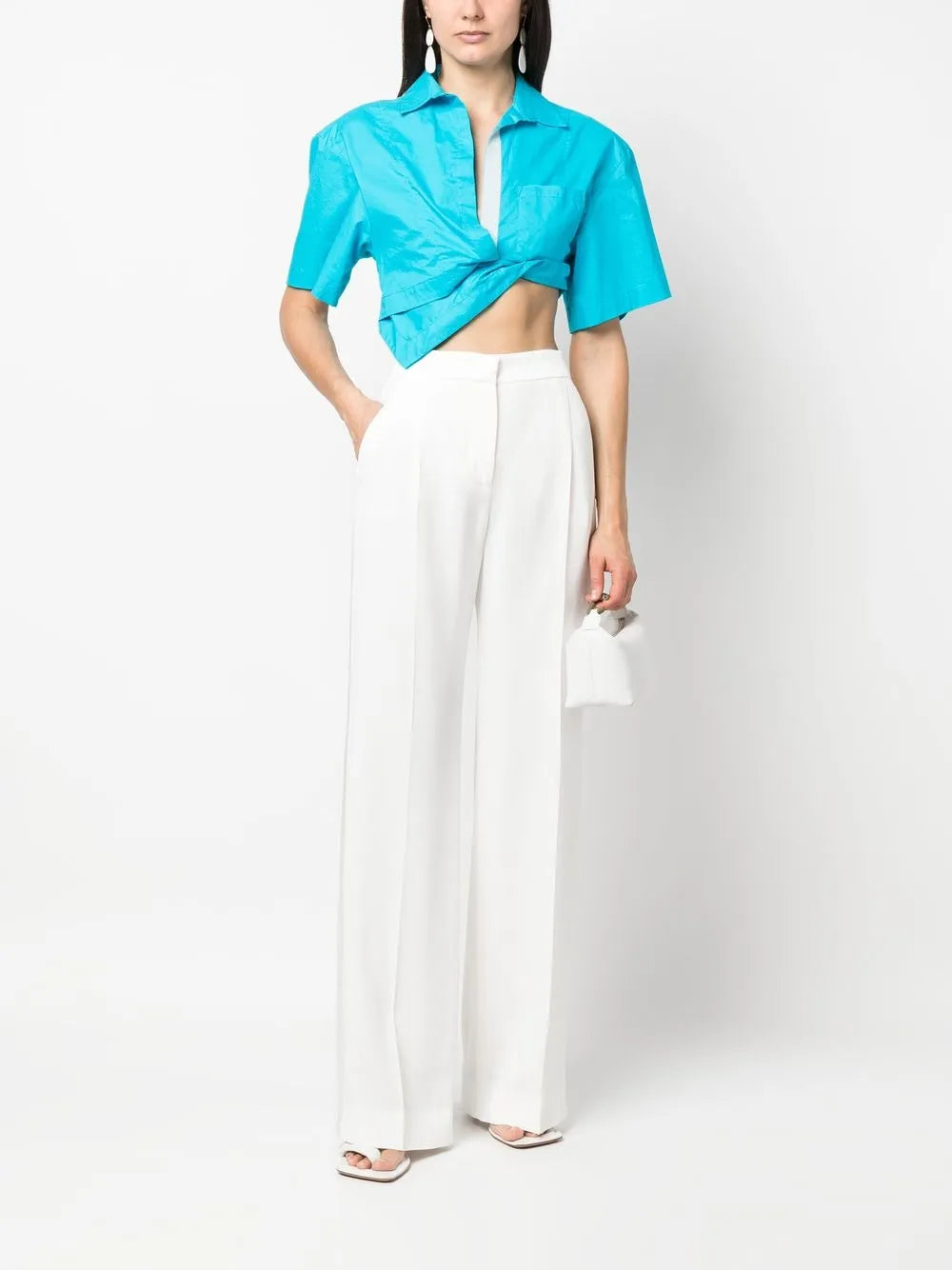 Straight-Leg Tailored Trousers