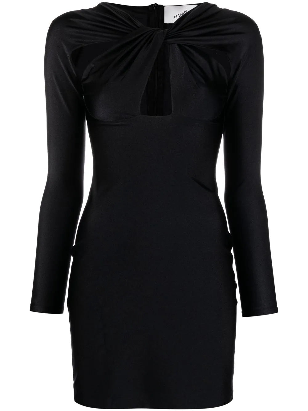 Cut-Out Twisted Mini Dress