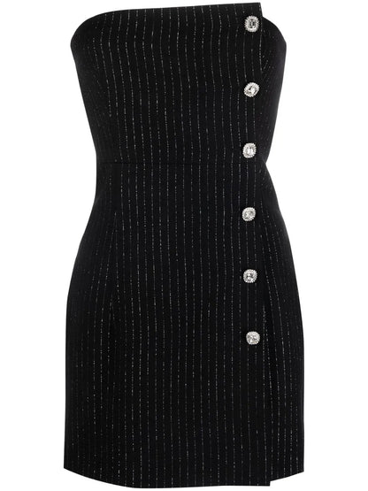 Pinstripe Mini Dress