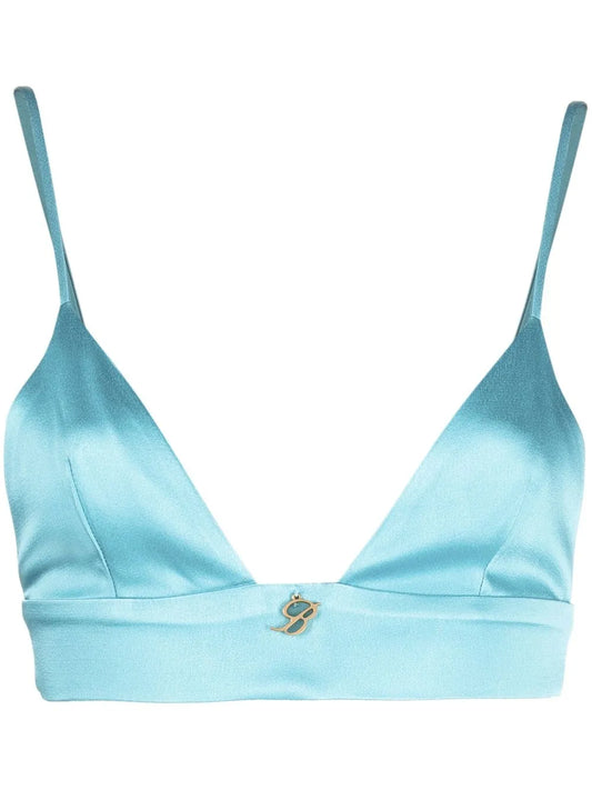 Logo-Plaque Detail Bralette