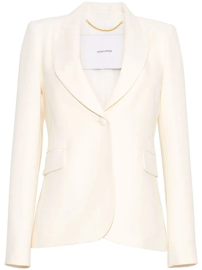Single-Breasted Tuxedo Blazer