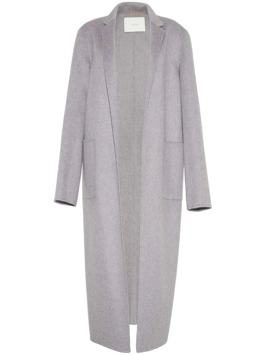Vanessa Open-Front Cashmere Coat