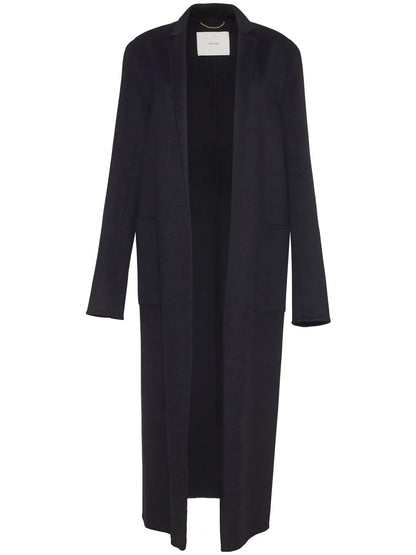 Vanessa Open-Front Cashmere Coat