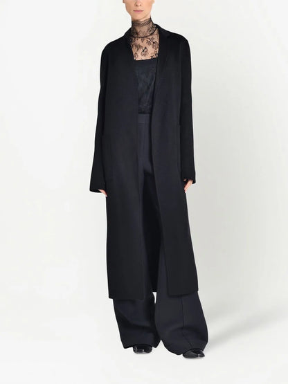 Vanessa Open-Front Cashmere Coat