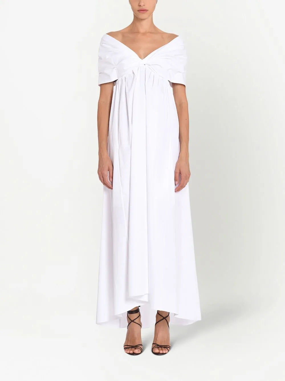 Twist-Detail Maxi Dress