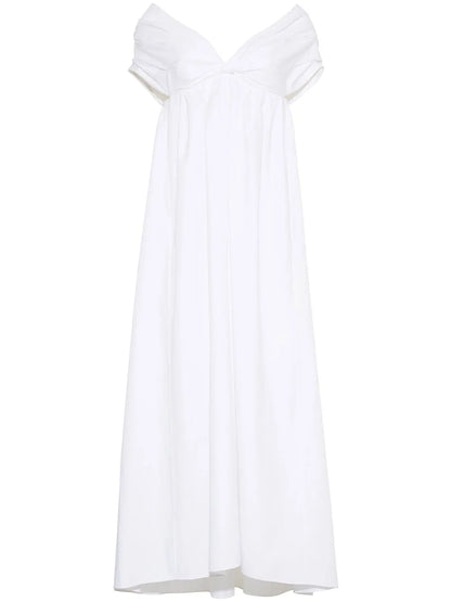 Twist-Detail Maxi Dress