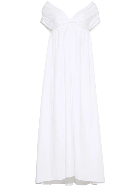 Twist-Detail Maxi Dress