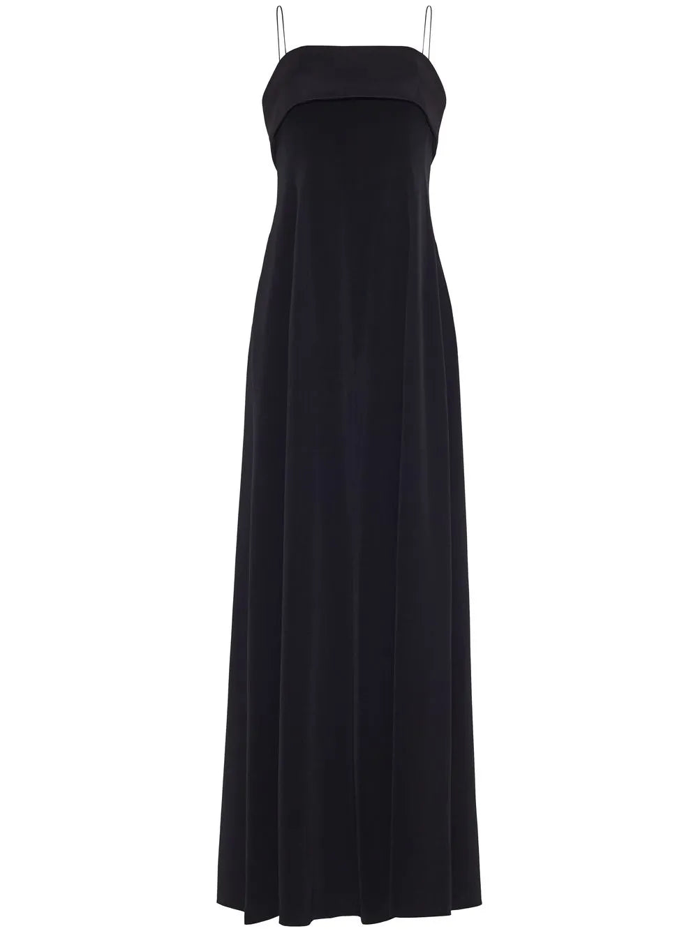 Wide-Leg Silk Bandeau Jumpsuit