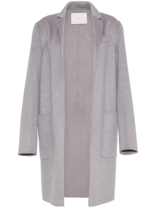 Gina Open-Front Cashmere Coat
