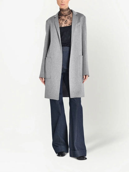 Gina Open-Front Cashmere Coat