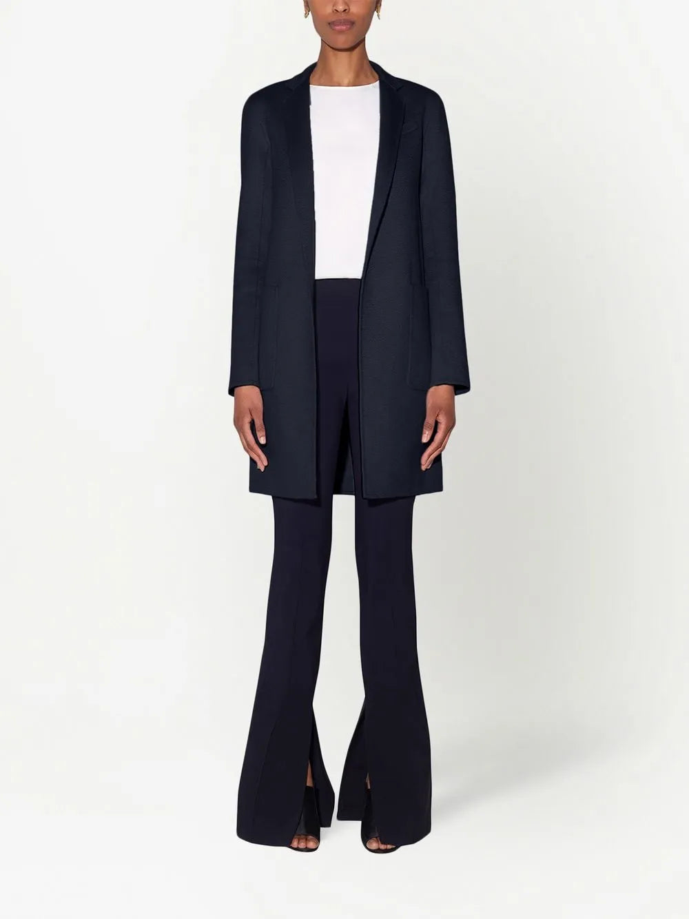 Gina Open-Front Cashmere Coat