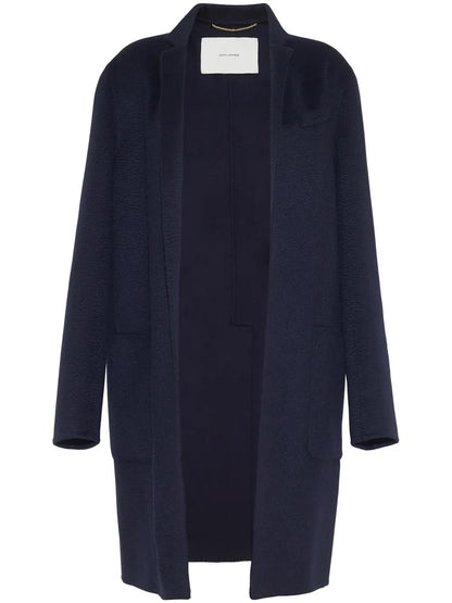 Gina Open-Front Cashmere Coat