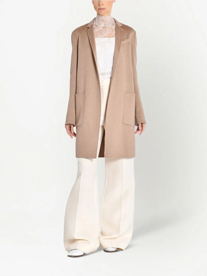 Gina Open-Front Cashmere Coat