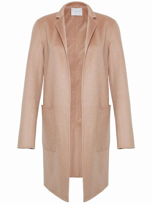 Gina Open-Front Cashmere Coat