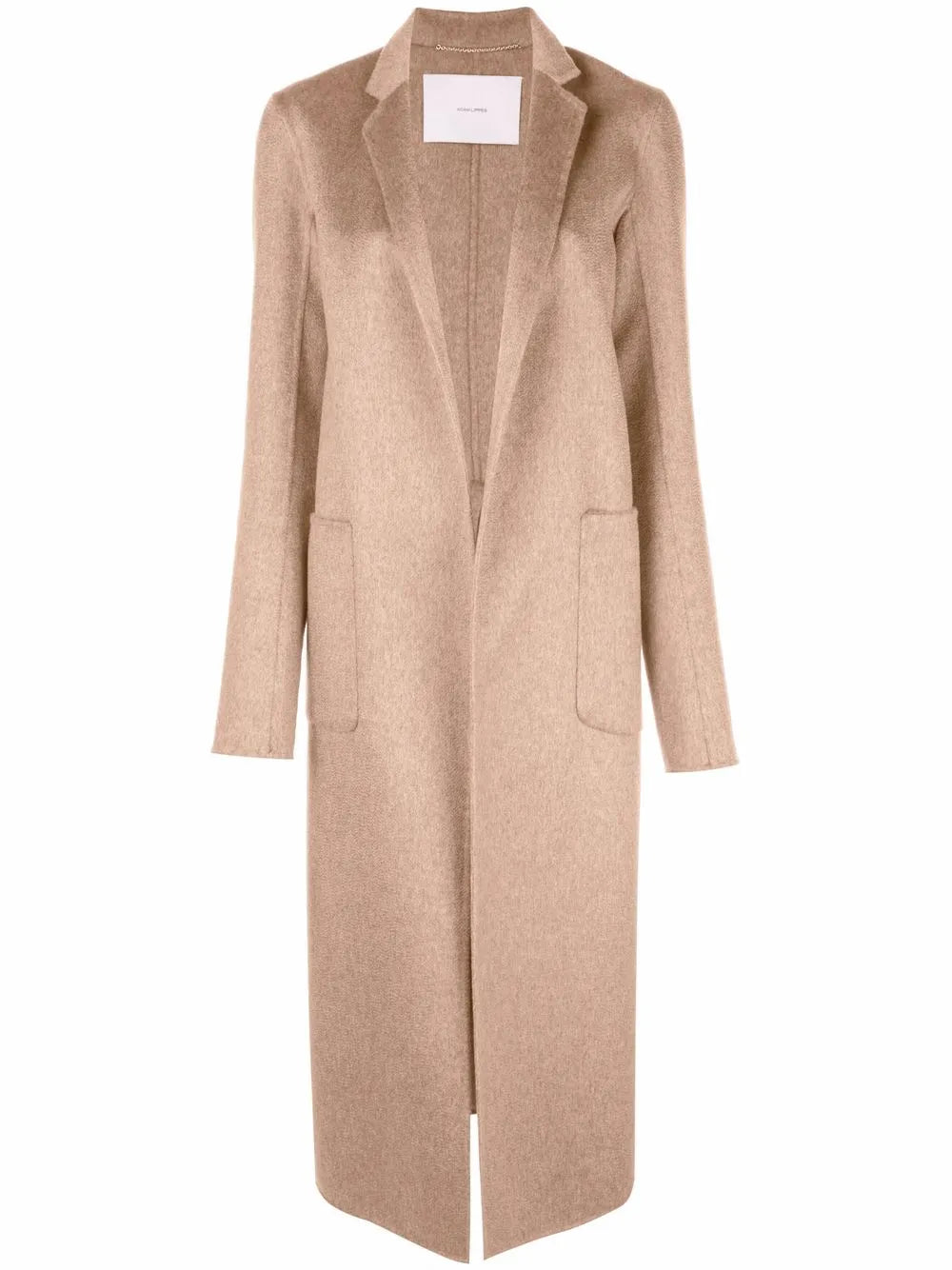 Vanessa Open-Front Cashmere Coat