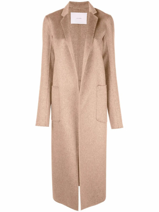 Vanessa Open-Front Cashmere Coat