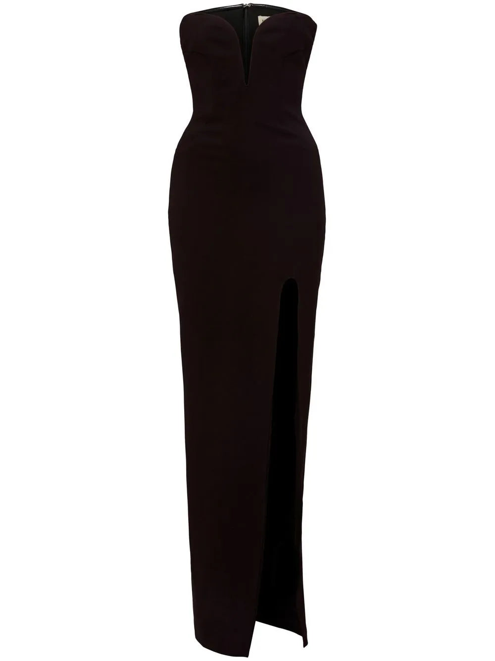 Tena Strapless Sweetheart-Neck Gown